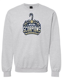 NB Scorpions Lacrosse Sport Grey Crew Neck - Orders due Monday, April 10, 2023